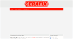Desktop Screenshot of cerafix.co.za